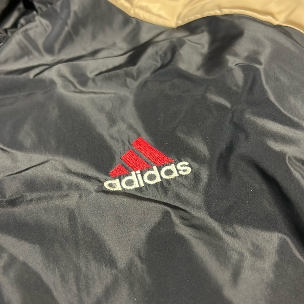 Vintage Adidas Windbreaker Jacket Mens Size XL Full Zipped Hoodie